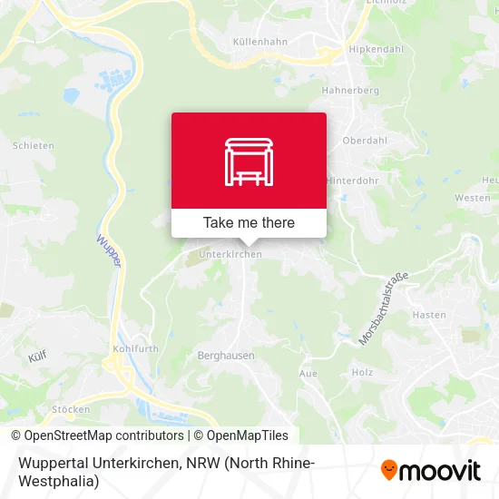 Карта Wuppertal Unterkirchen
