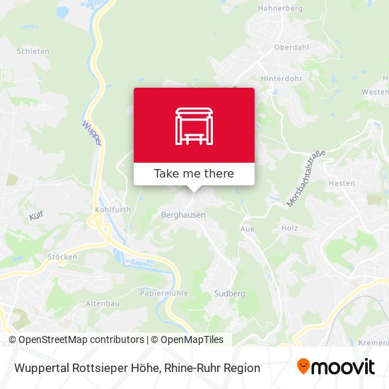 Wuppertal Rottsieper Höhe map