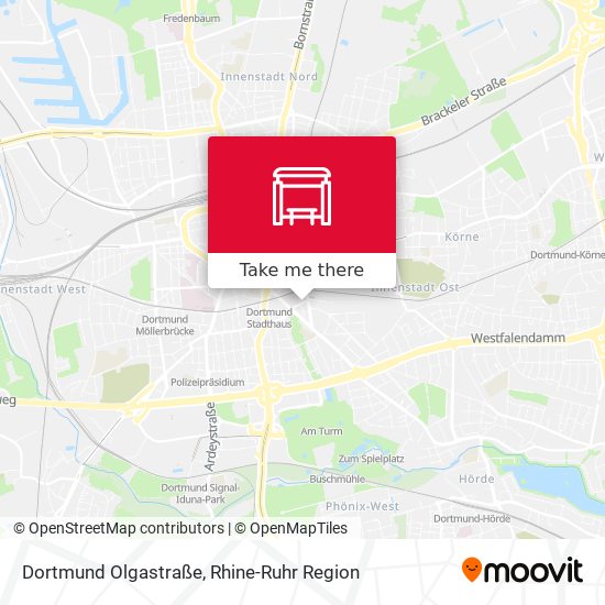 Dortmund Olgastraße map