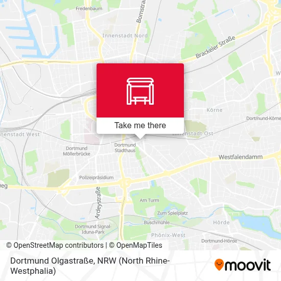 Dortmund Olgastraße map