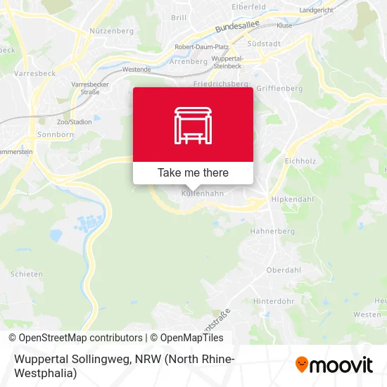 Wuppertal Sollingweg map