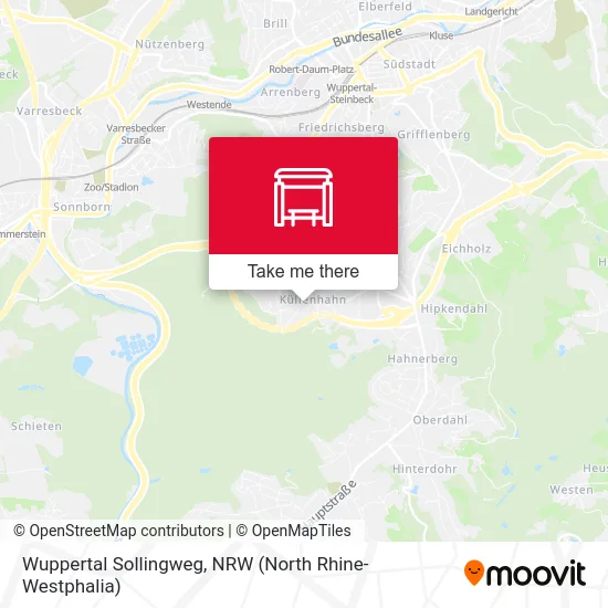 Wuppertal Sollingweg map