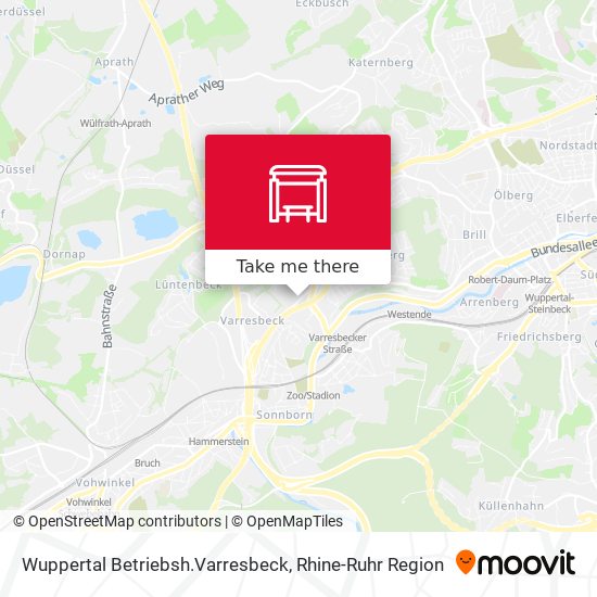 Wuppertal Betriebsh.Varresbeck map