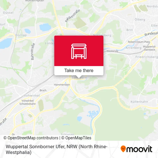 Карта Wuppertal Sonnborner Ufer