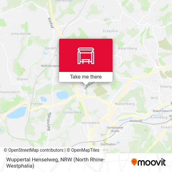 Wuppertal Henselweg map