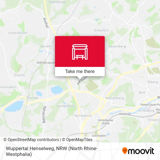 Wuppertal Henselweg map
