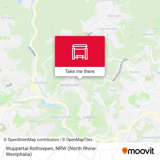 Карта Wuppertal Rottsiepen