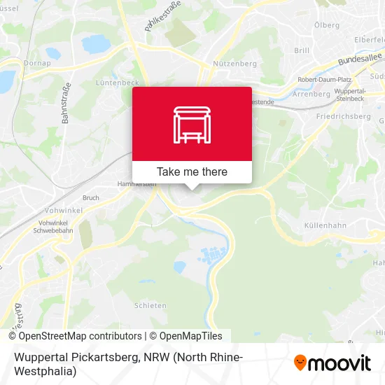 Wuppertal Pickartsberg map
