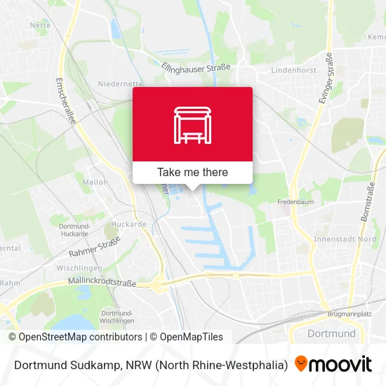 Карта Dortmund Sudkamp