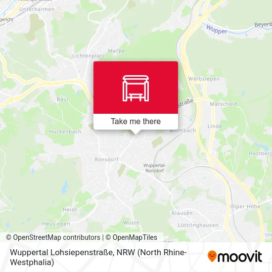 Карта Wuppertal Lohsiepenstraße