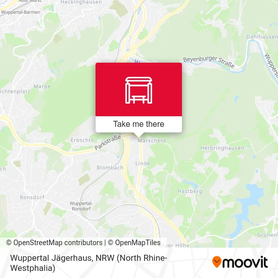 Wuppertal Jägerhaus map