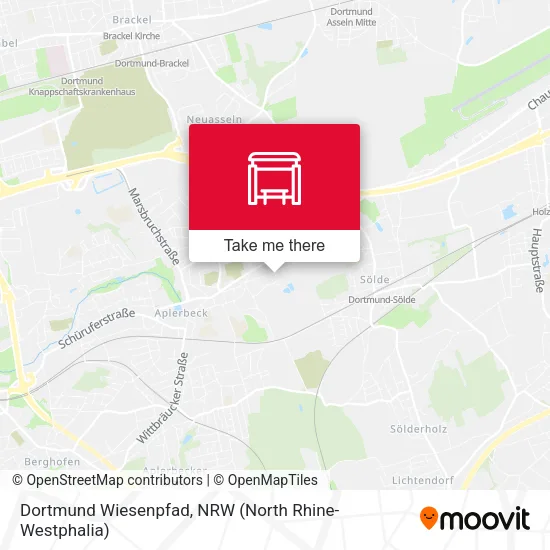 Карта Dortmund Wiesenpfad