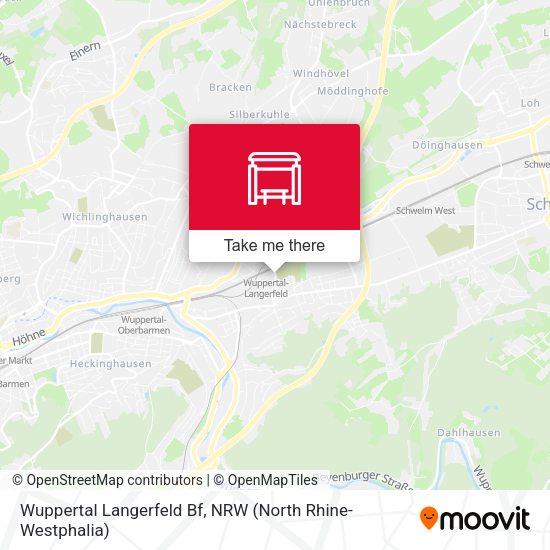 Карта Wuppertal Langerfeld Bf