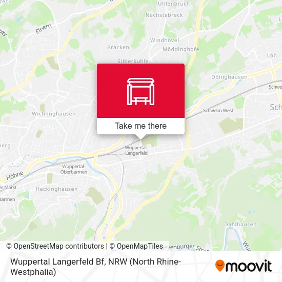 Карта Wuppertal Langerfeld Bf
