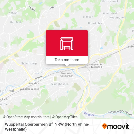 Карта Wuppertal Oberbarmen Bf
