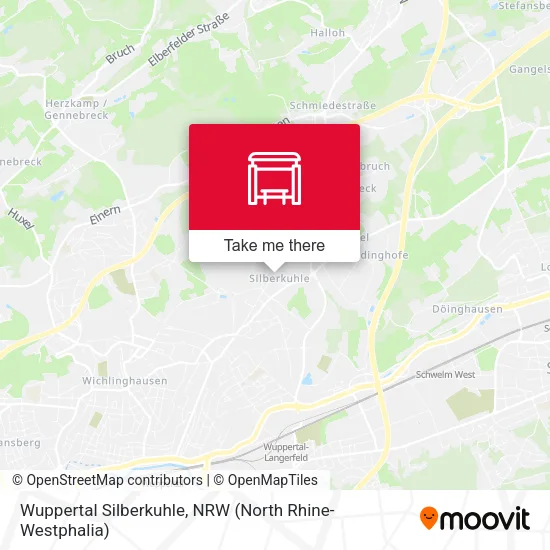 Карта Wuppertal Silberkuhle