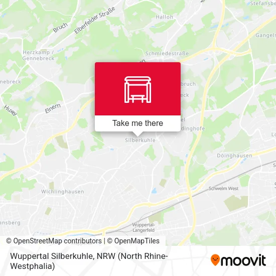 Карта Wuppertal Silberkuhle