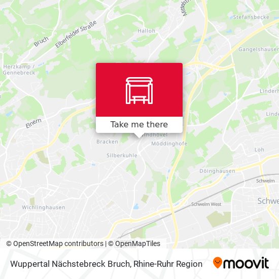 Wuppertal Nächstebreck Bruch map