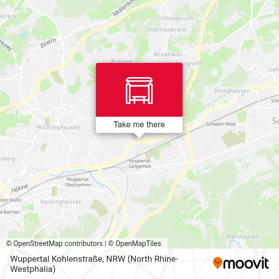 Wuppertal Kohlenstraße map