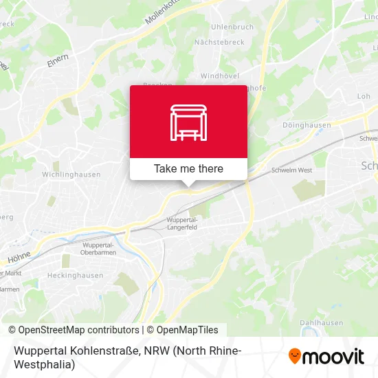 Wuppertal Kohlenstraße map