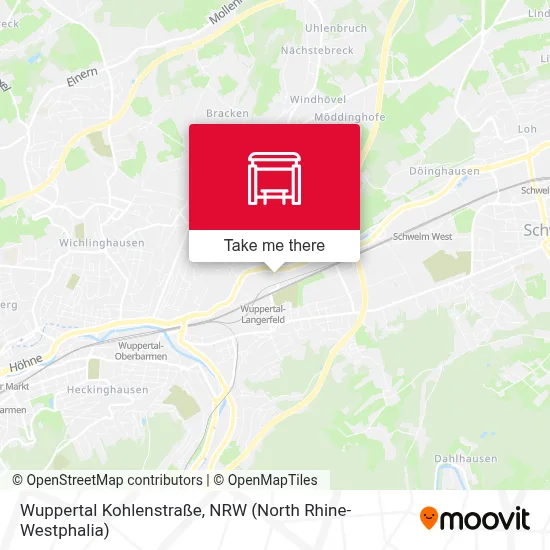 Wuppertal Kohlenstraße map