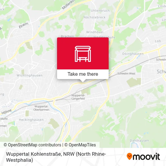 Wuppertal Kohlenstraße map