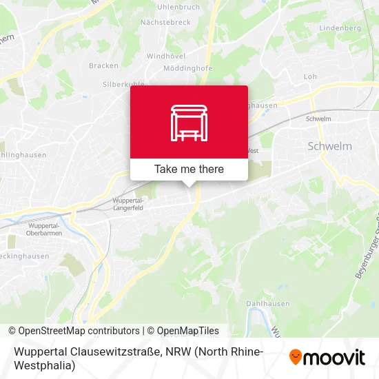 Карта Wuppertal Clausewitzstraße