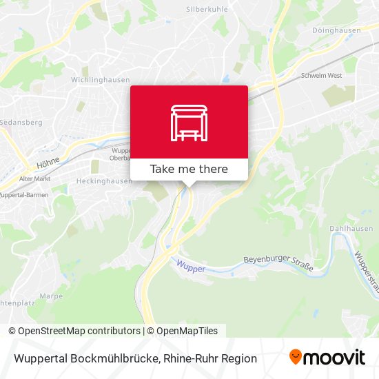 Wuppertal Bockmühlbrücke map