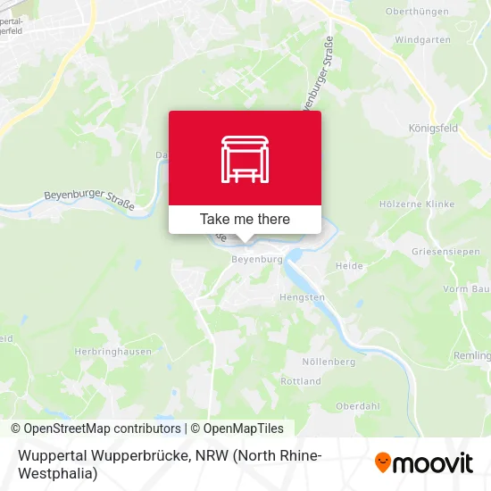 Карта Wuppertal Wupperbrücke