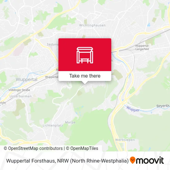 Wuppertal Forsthaus map