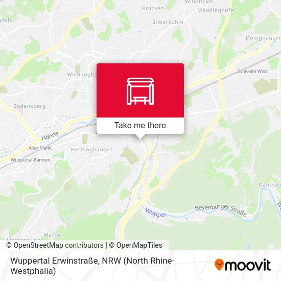 Карта Wuppertal Erwinstraße