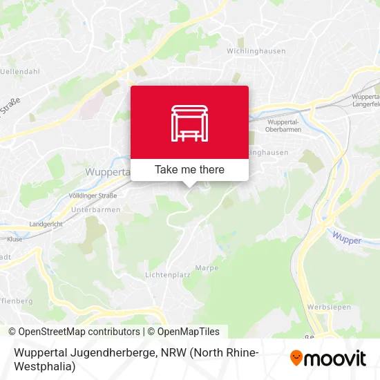 Карта Wuppertal Jugendherberge