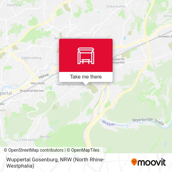 Карта Wuppertal Gosenburg