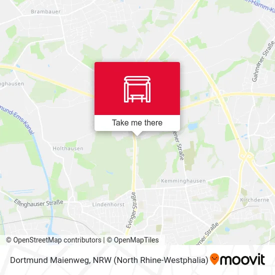 Dortmund Maienweg map