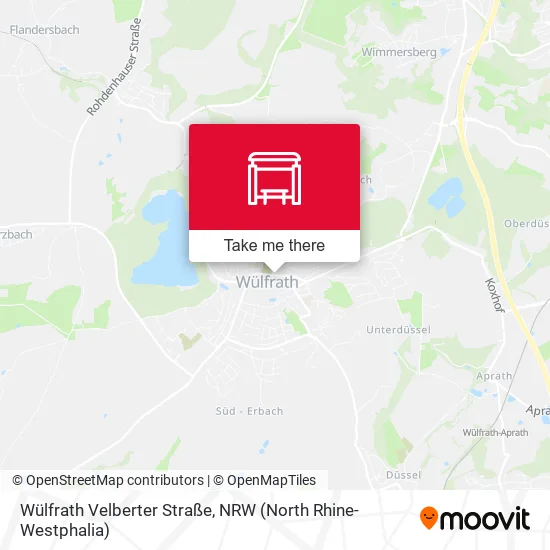 Карта Wülfrath Velberter Straße