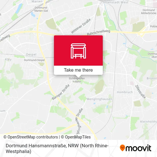 Dortmund Hansmannstraße map