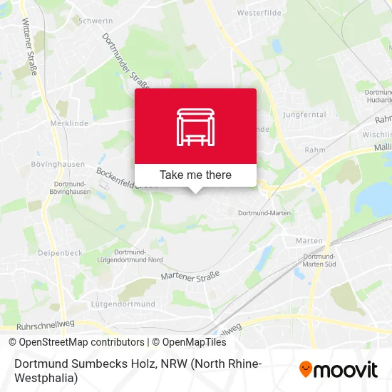 Dortmund Sumbecks Holz map