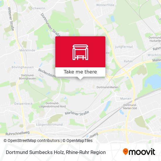Dortmund Sumbecks Holz map