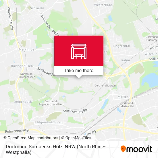 Dortmund Sumbecks Holz map
