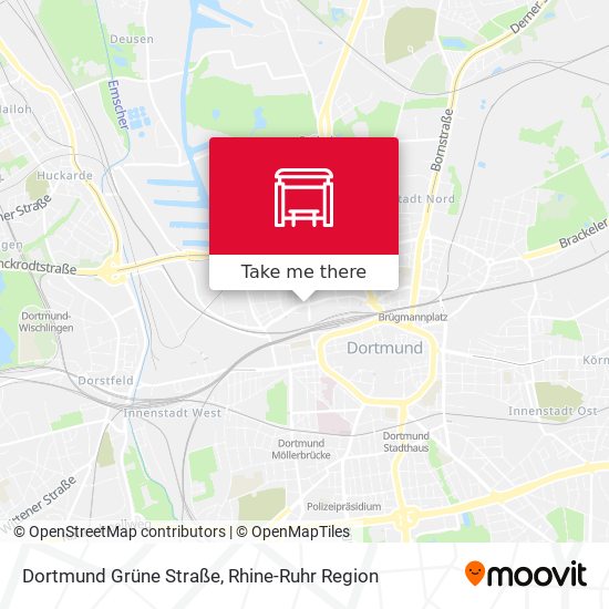 Dortmund Grüne Straße map