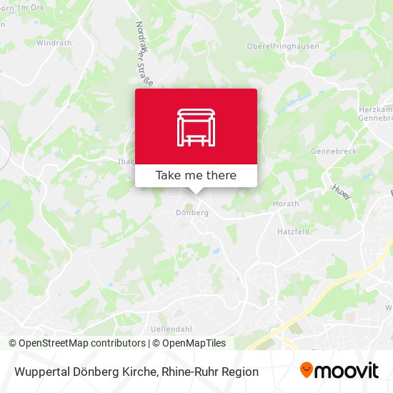Wuppertal Dönberg Kirche map