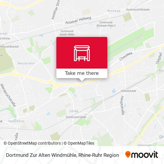 Dortmund Zur Alten Windmühle map
