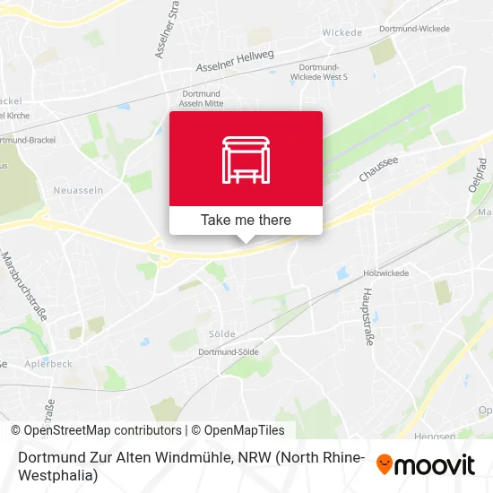 Dortmund Zur Alten Windmühle map