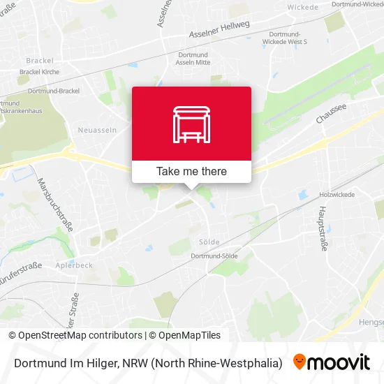 Карта Dortmund Im Hilger