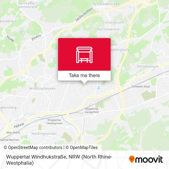 Карта Wuppertal Windhukstraße