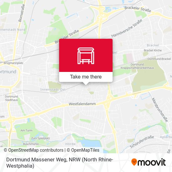 Dortmund Massener Weg map