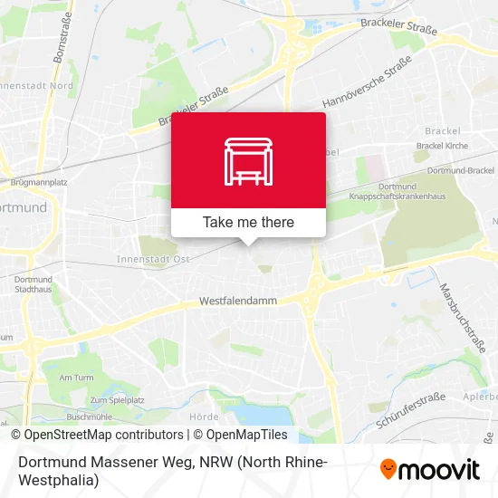 Dortmund Massener Weg map