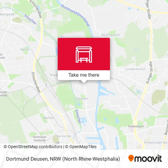 Карта Dortmund Deusen
