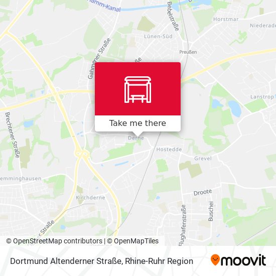Dortmund Altenderner Straße map