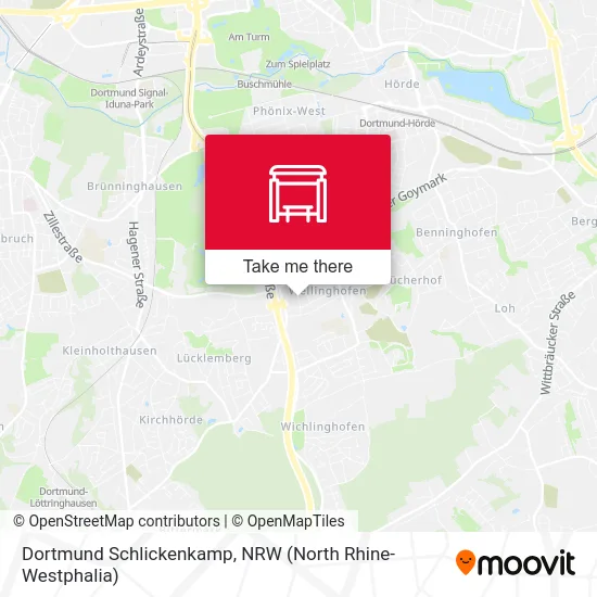 Dortmund Schlickenkamp map